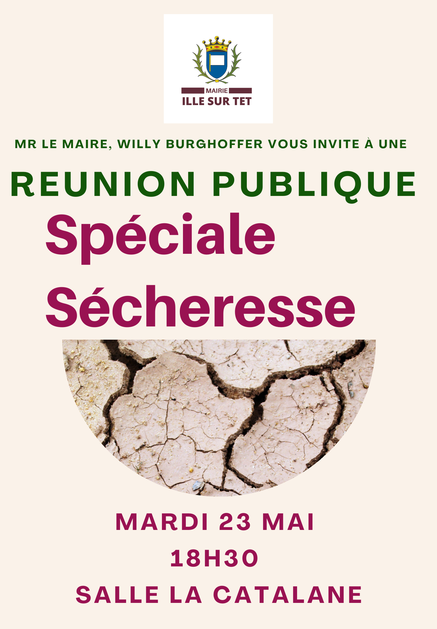 Réunion publique Spéciale Sécheresse