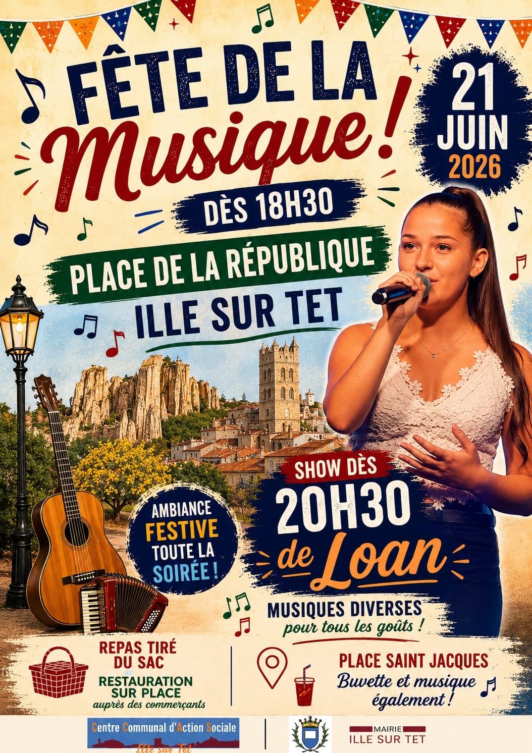Affiche de la fête de la musique 2026