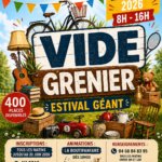 Affiche du vide grenier du dimanche 28 juin