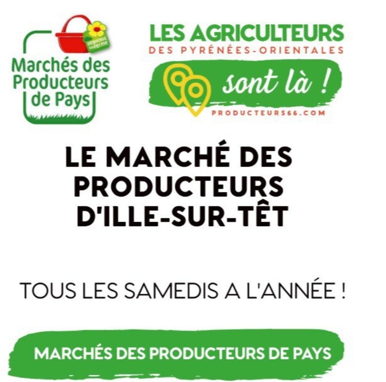 Marché des producteurs d'Ille-sur-Tet